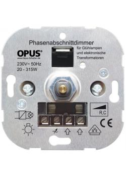 Rotary phase dimmer - with screw - 230 V AC