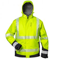 High visibility Winter Softshell Jacket "Melvin" - hooded