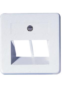 Coperchio opus® 1 - scatola di connessione modulare - 50x50 mm - a 2 vie - con telaio