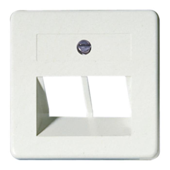Coperchio opus® 1 - scatola di connessione modulare - 50x50 mm - a 2 vie - con telaio