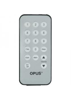 IR fjernbetjening til OPUS UP Radio - 9 forudindstillede knapper
