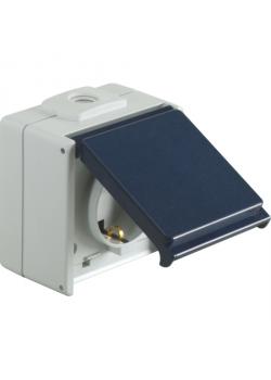 Earthing contact socket - 1-way - IP54 - with / without increased contact protection