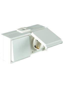 AC switches / sockets - IP54 - horizontally - 250 V AC - 10 results / 16A