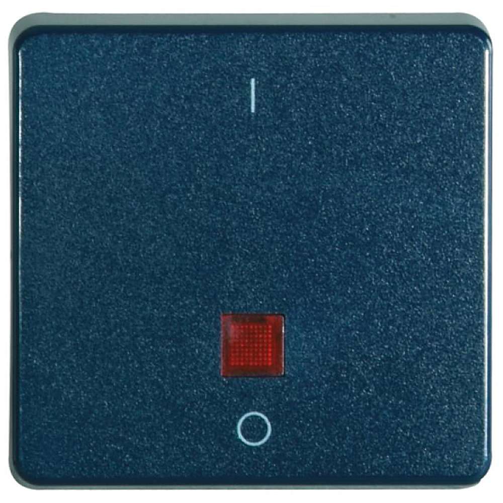 Rocker pad - acciaio di colore blu - IP 55 - con / senza occhio di segnale