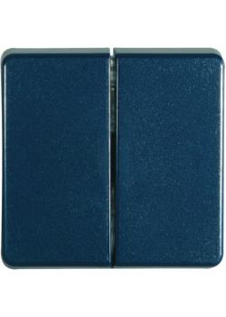 Serievippe - farve stål blå - med / uden pile - IP 55