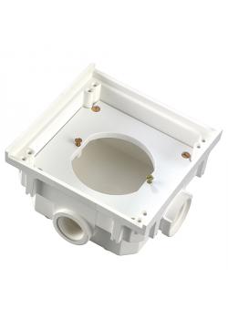 Wbudowany puste baza mieszkaniowa - 111,5 x 111 x 65 mm - bez klapką