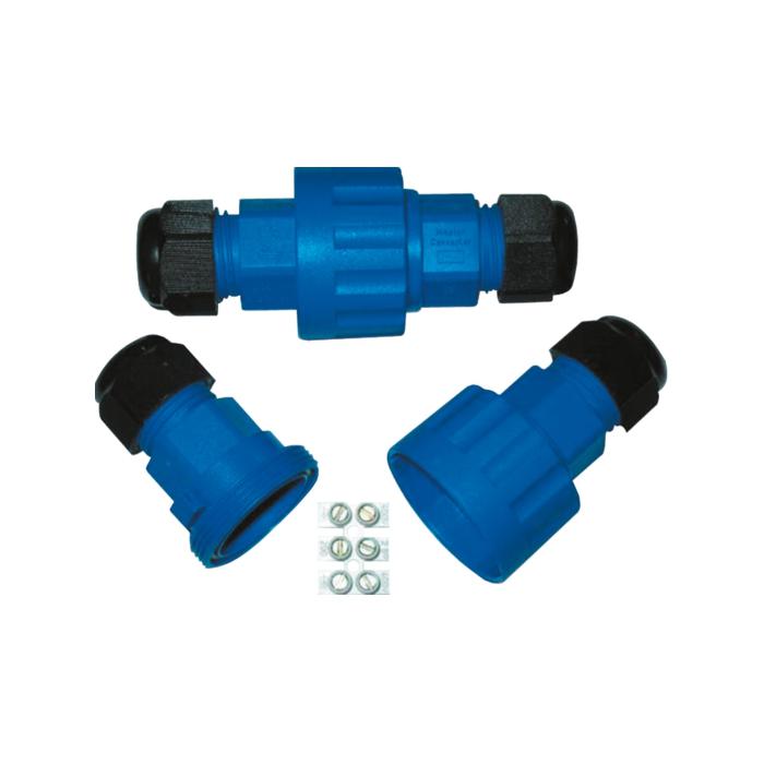 Connection sleeve - IP 68 - Cable Ø max. 6-13 mm - 400 V - color blue