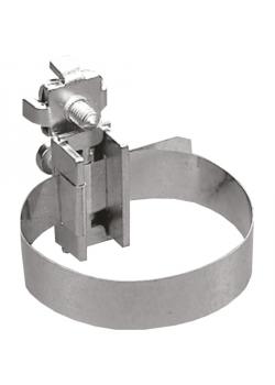 Grounding band clamp - stainless steel - tongue length 200 mm - 1/8 "- 1 1/2"