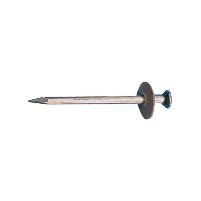 IMPU-Nagel - mit Scheibe - Ø 2 mm - gebläut - Länge 12-50 mm