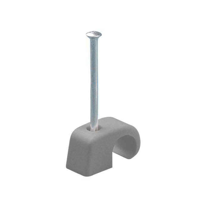 Nail clip "Multi-Clip" - galvanized - color gray or white - PU 100/200 pieces - price per PU