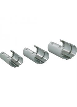 Universal folding sleeve - light gray - for plumbing tubes