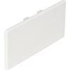 Tail - for cable channel - Colour pure white - Material ABS (thermoplastic)
