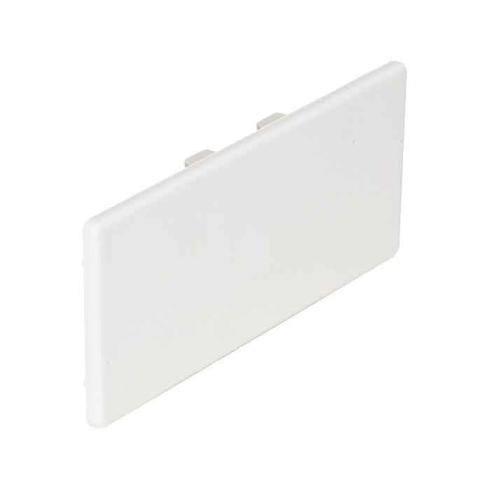 Tail - for trunking - Colour pure white - for end cap