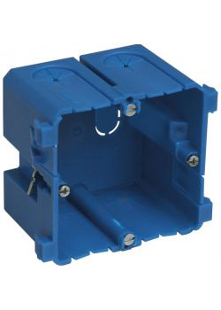 1-fold device mounting box - depth 50 mm - color blue - PU 10 pcs - price per PU