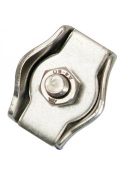 Simplex clip - stainless steel - for wire ropes - VE 10 pcs - price per VE
