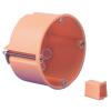 Schalterdose - Ø 68 mm - flach/tief - für Plattenstärke 7-35 mm - Farbe orange