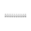 Luster terminals - color white - rated voltage 450 V - 10 pieces - European standard