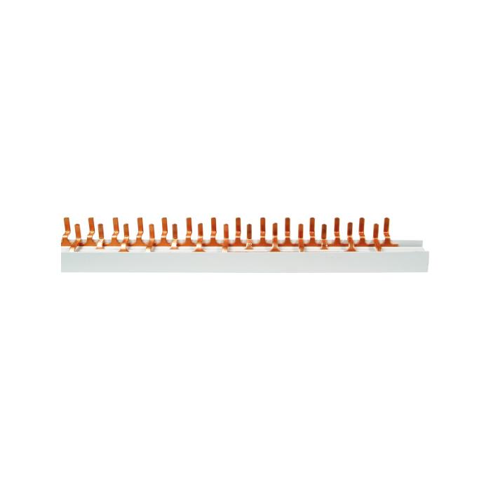 4-phase pin rail - Length 113-1016 mm - Pole 3 x 4-27 x 4 - 10 mm² - contact spacing 9/18 mm