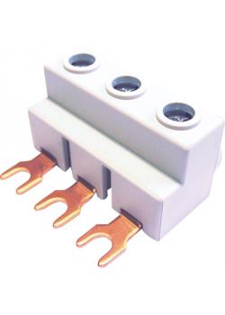 3-phase fork power terminal - terminal 3 x 25 mm² - 3 phases