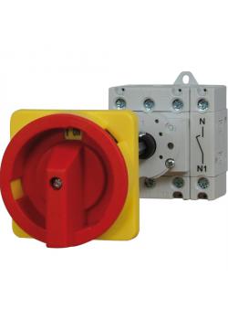 Main emergency stop switch - for DIN rail mounting - voltage AC 21 690 V, AC 23 3 x 400 V - 63 A, 22 kW, 125 A, 45 kW