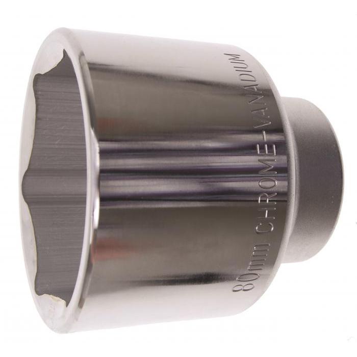 Point Socket - Pro Torque® - 1 "- 36 mm til 80 mm CV-stål