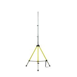 Compact tripod 3-leg - height max. 4.58 m - height min.1.12 m - weight 13.3 kg - color yellow