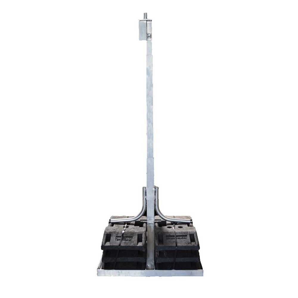 ALU push rod stand - height 4.3 / 5.4 m - aluminum - weight 32 kg - top load 20 kg