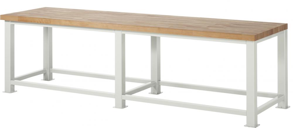 Ciężki stół warsztatowy - solidny blat bukowy - max. 2500 kg