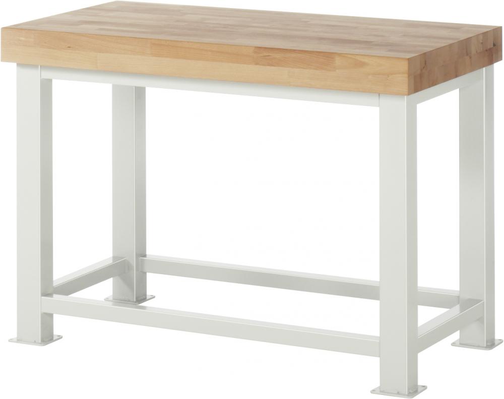 Ciężki stół warsztatowy - solidny blat bukowy - max. 4500 kg
