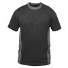 T-Shirt "MADRID" - sort / grå - str.  S-XXXL - 100% bomuld