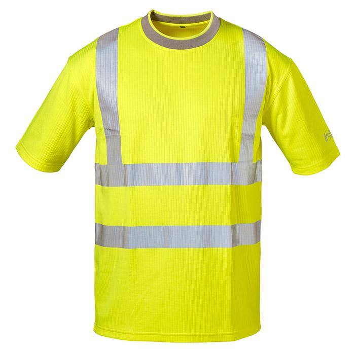 High Visibility T-Shirt "PABLO" - SAFESTYLE® - farge fluorescerende gul - Gr. S-XXXL
