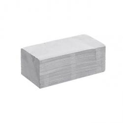 Folded paper towels - 1-ply - 23,0x25,0 cm - nature - zigzag fold - 1 Cardboard 20 x 250 wipes