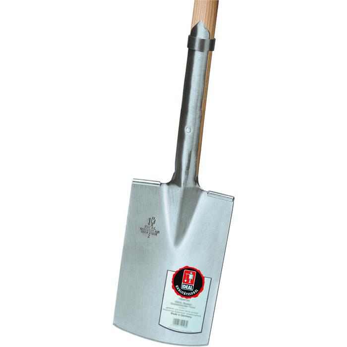 Grubbing spade/tree nursery spade "Ideal" - springs reinforcement - steel