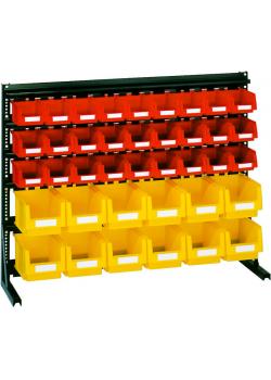 Vario Sichtkastenregal V6B- mit 39 Kästen - 1300x610x765 mm