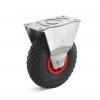 Fixed castor - pneumatic wheel - roller bearing - wheel Ã˜ 230 to 260 mm - height 260 to 295 mm - load capacity 130 to 200 kg