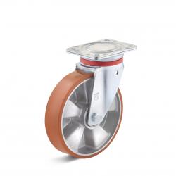 Mini roulette pivotante très résistante avec fixation à oeil - roue en  polyuréthane - Ø de la roue 35 mm - hauteur totale 52,8 mm - capacité de  charge 100 kg