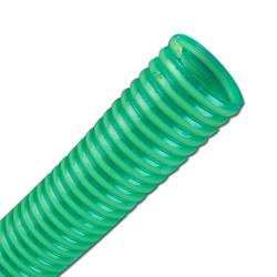 Tubo di aspirazione e di mandata per liquidi - in PVC verde - Ø interno da 13 a 100 mm