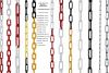 Barrier chain - various Versions - price per meter