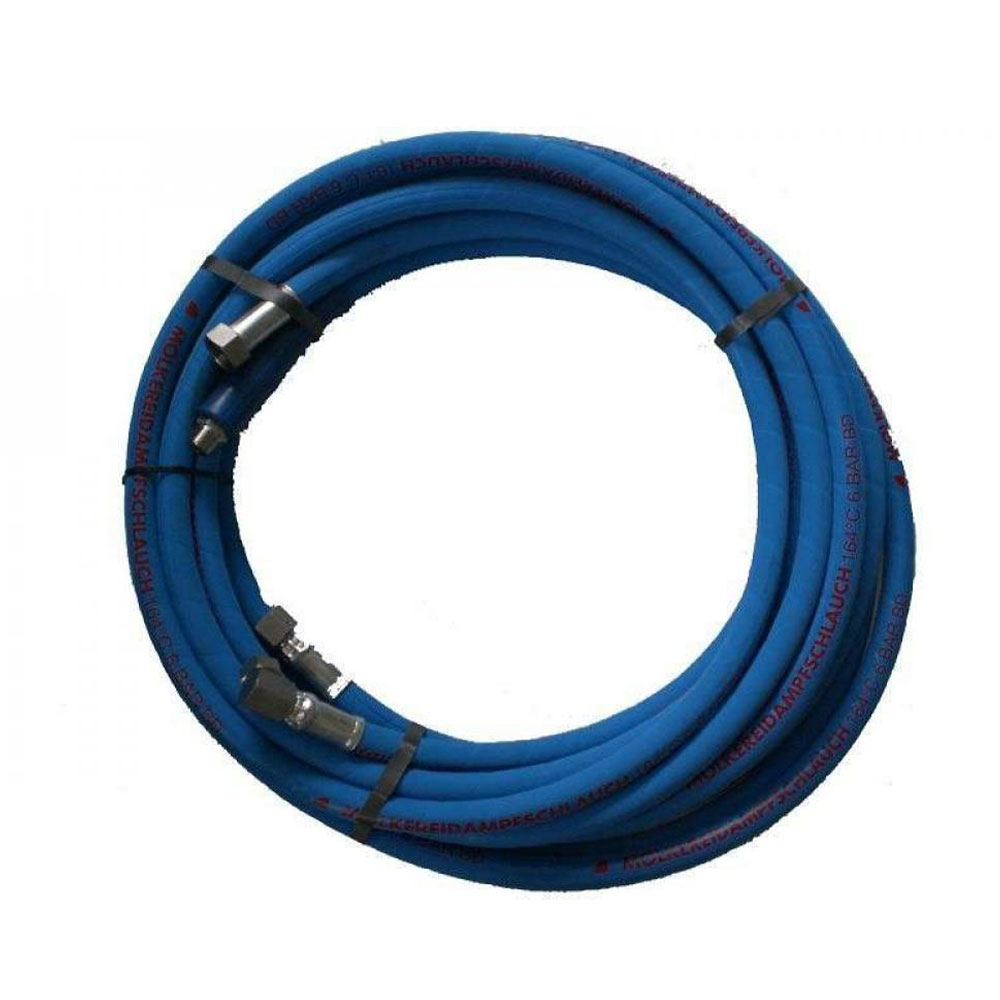 Dairy steam hose - rubber - Cordamization - inner Ø 1/2 "and 3/4" - length 15 and 20 m - price per roll