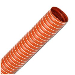 Tubo per alte temperature ad uno strato (fino +260°C) - in fibra di vetro rivestita in silicone - Ø interno da 19 a 305 mm