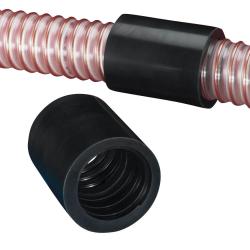 Raccord à vis pour le raccordement ou la réparation de tuyaux spiralés CONNECT 246 - en PUR - Ø intérieur 25 jusqu'à 100 mm - Longueur 71 jusqu'à 127 mm - Prix à la pièce