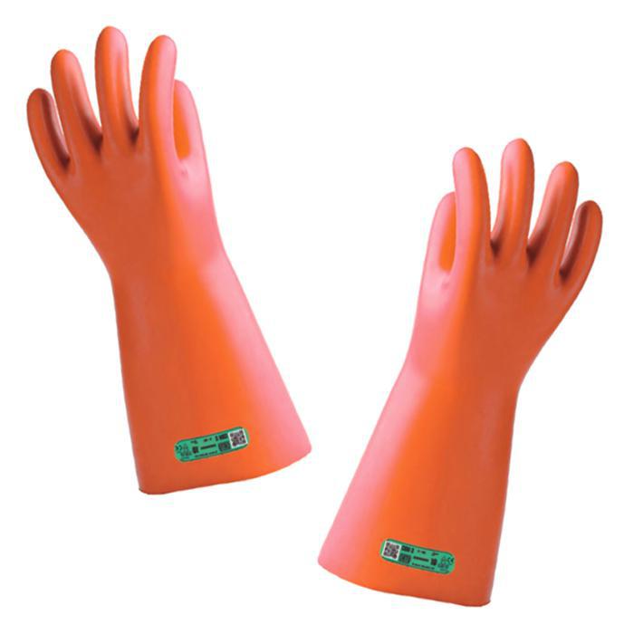 Rękawice ochronne - testowane pod kątem zwarć łukowych i izolujące elektrycznie - wartość ATPV - 12 cal/m³ - PU 5 par - Cena za parę