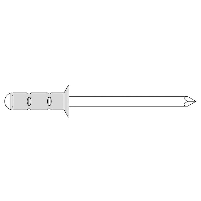 Blindniete GESIPA PolyGrip® - Alu/ Stahl - Senkkopf (120°)