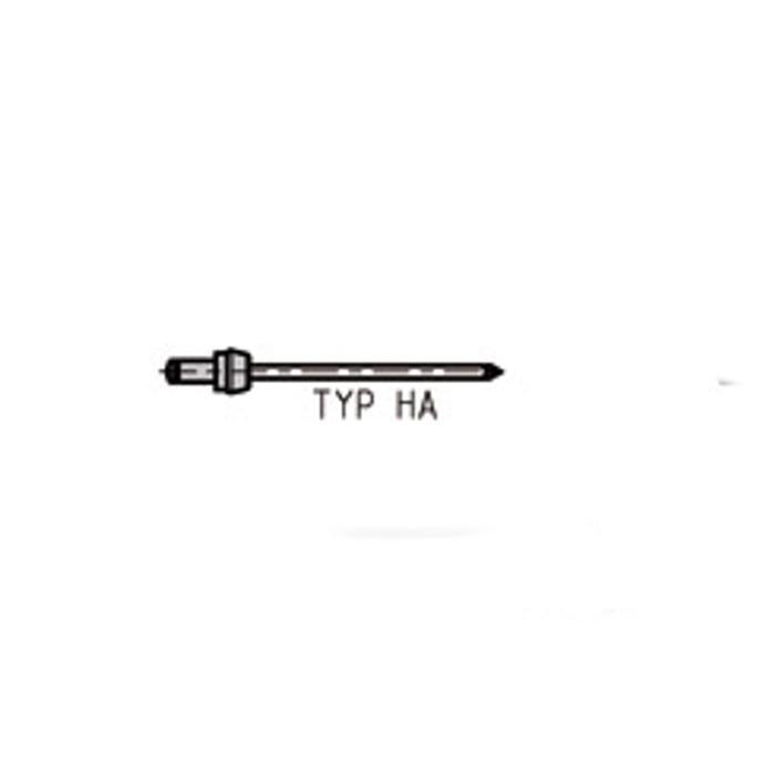 Fastspænding profil nitter - Type HA - aluminium / stål - Ø 3 mm - standard - 500 stk.