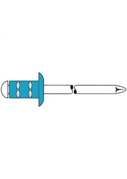 Blindniete PolyGrip® - Edelstahl A2 - Flachrundkopf (standard)