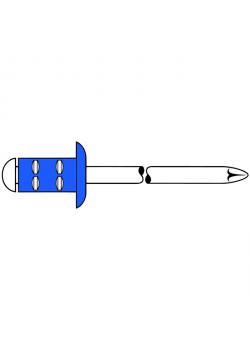 Blindniete GESIPA PolyGrip® - Stahl/Stahl - Flachrundkopf (standard)