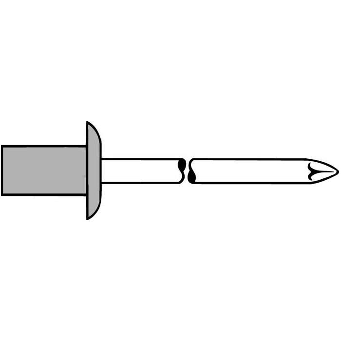Nitter GESIPA® CAP® - Aluminium / Stål - Truss Head (standard)