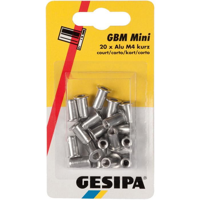 Rivet GESIPA® écrous - Mini-Pack - Alu