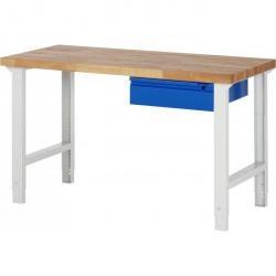 Workbench "Basic 7001" - height adjustable - max 750 kg - with drawer