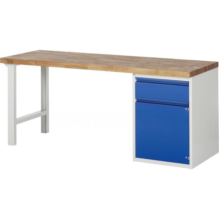 Workbench "Basic 7502" - area load max. 1000 kg - with base